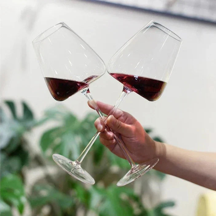Handgemaakte Wijn- en Champagneglazen Set met Verfijnd Ontwerp 7