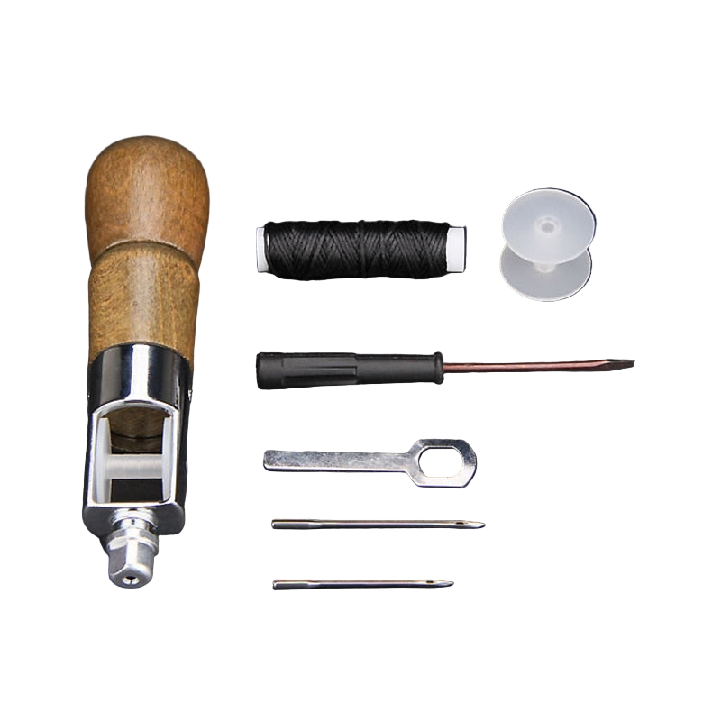 Handmatige Naaiset voor Leerbewerking en Ambachtelijke Projecten