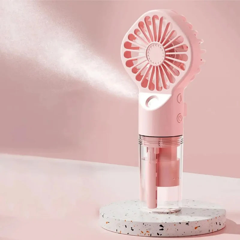 Handventilator Compact Met Koelende Mistfunctie 2