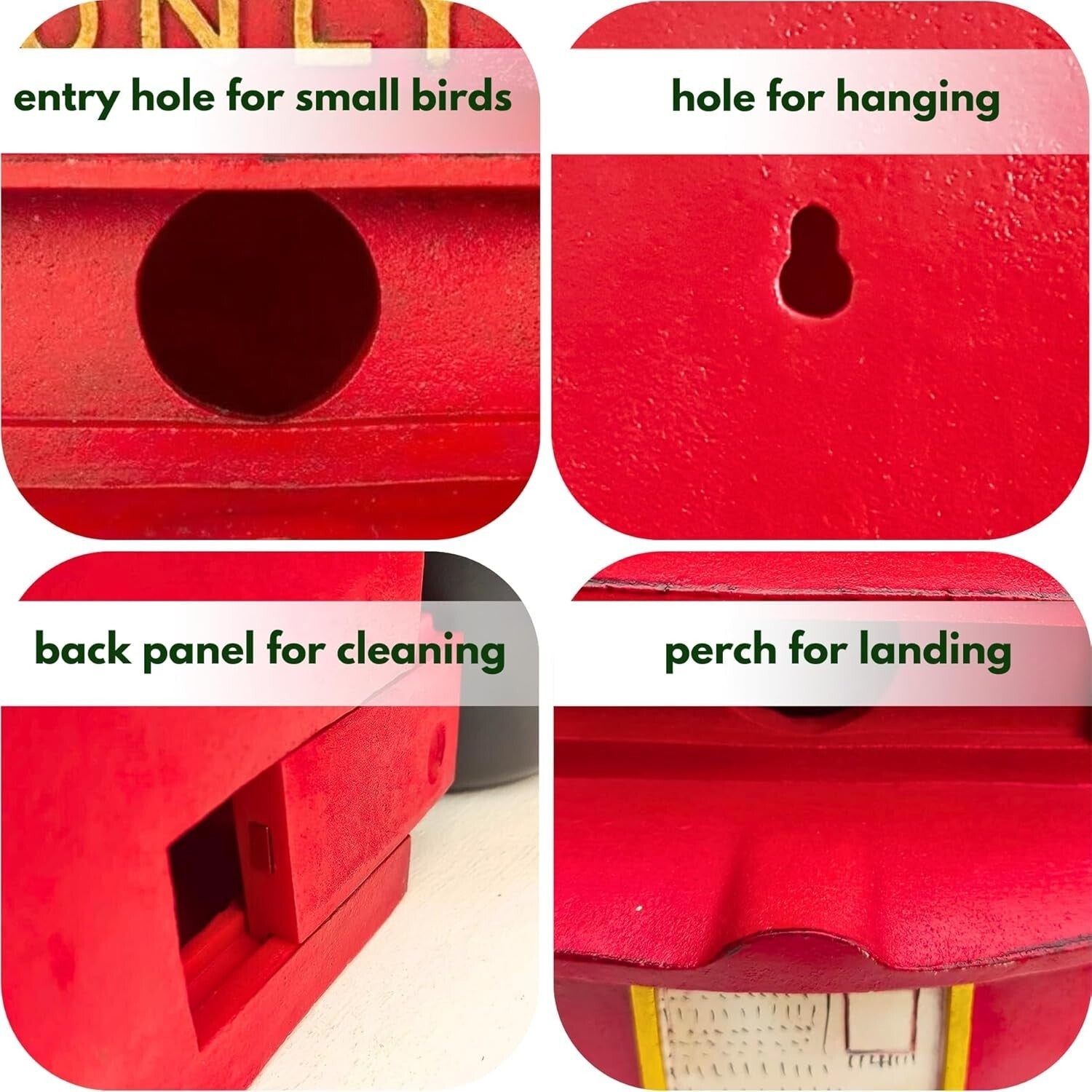 Hangend Tuinvogelhuisje Decoratief 3