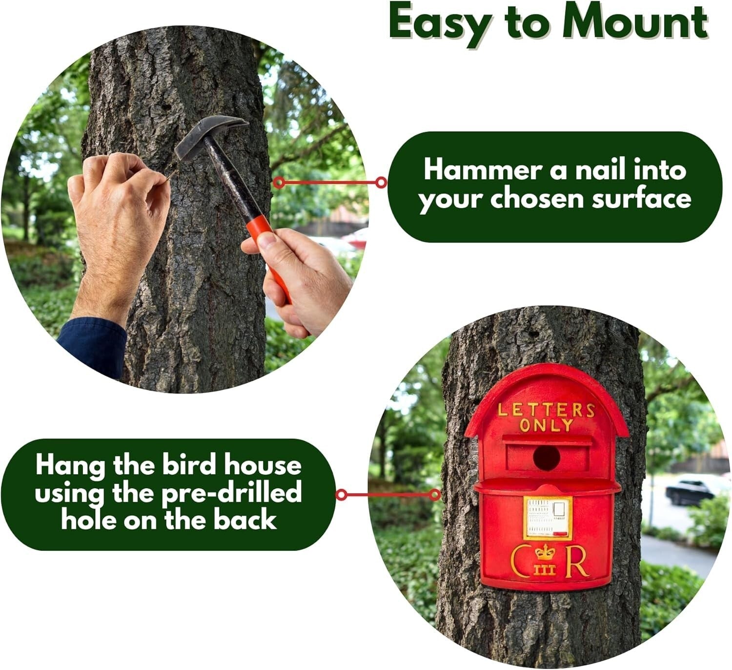 Hangend Tuinvogelhuisje Decoratief 7