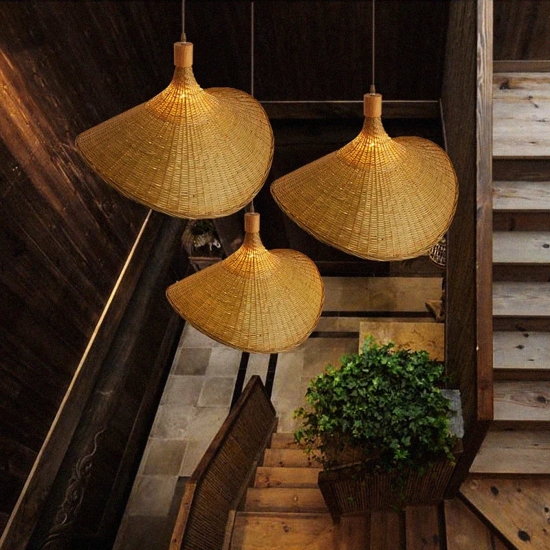 Hanglamp Bamboe Rustiek Boho voor Woonkamer of Eettafel 3