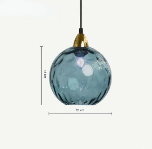 Hanglamp Eettafel Glazen Bol Stijlvol voor Woonkamer en Slaapkamer Verlichting 10
