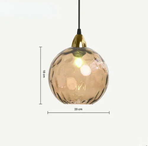 Hanglamp Eettafel Glazen Bol Stijlvol voor Woonkamer en Slaapkamer Verlichting 12