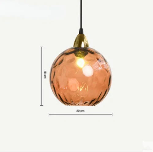 Hanglamp Eettafel Glazen Bol Stijlvol voor Woonkamer en Slaapkamer Verlichting 5