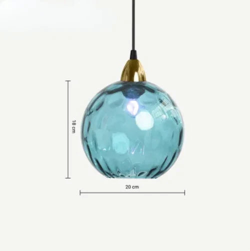 Hanglamp Eettafel Glazen Bol Stijlvol voor Woonkamer en Slaapkamer Verlichting 6