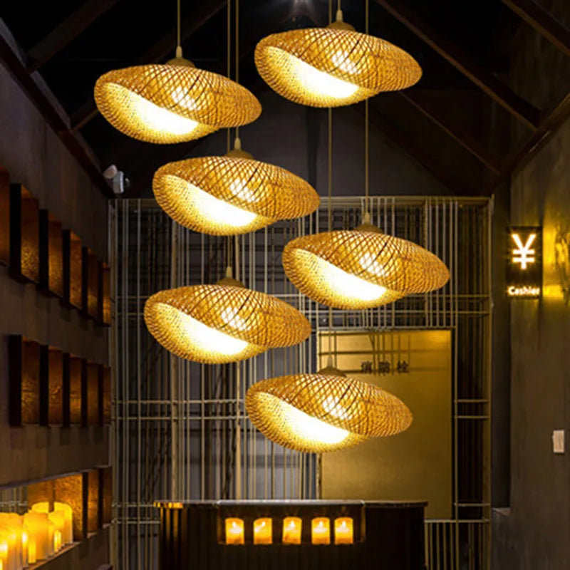 Hanglamp Rotan Boheemse Stijl voor Woonkamer en Eetkamer 1