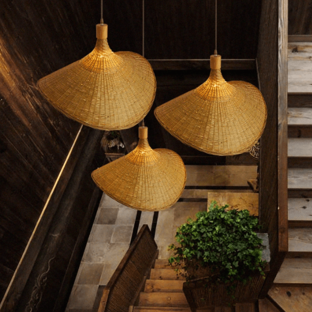 Hanglamp Rotan voor Eettafel en Woonkamer met Natuurlijke Sfeer 2