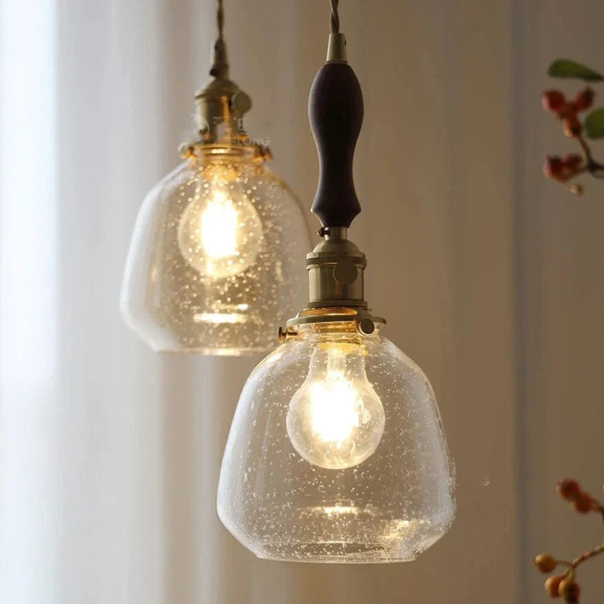 Hanglamp Vintage Stijl voor Woonkamer en Eettafel met Glazen Design 1