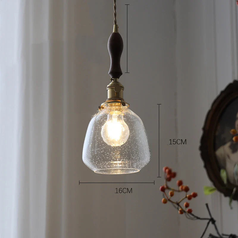 Hanglamp Vintage Stijl voor Woonkamer en Eettafel met Glazen Design 9