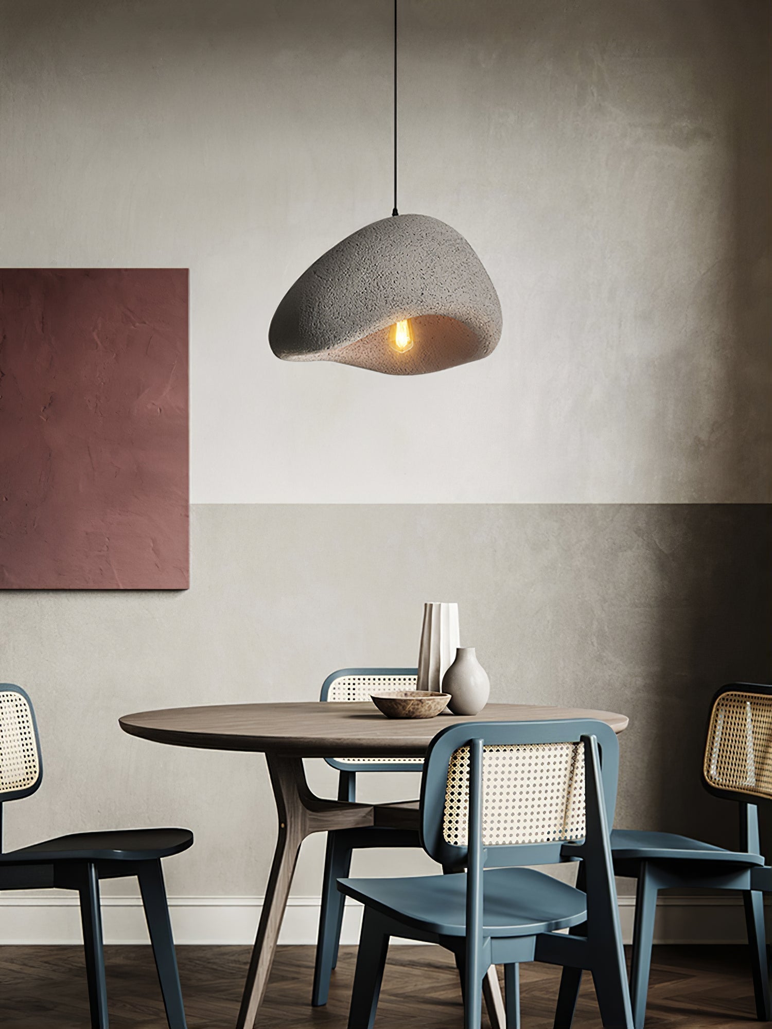 Hanglamp Wabi-Sabi Cocoon Stijl A voor Eettafel en Woonkamer 11