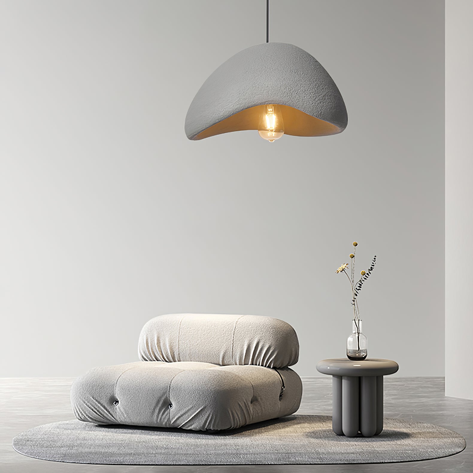 Hanglamp Wabi-Sabi Cocoon Stijl A voor Eettafel en Woonkamer 3