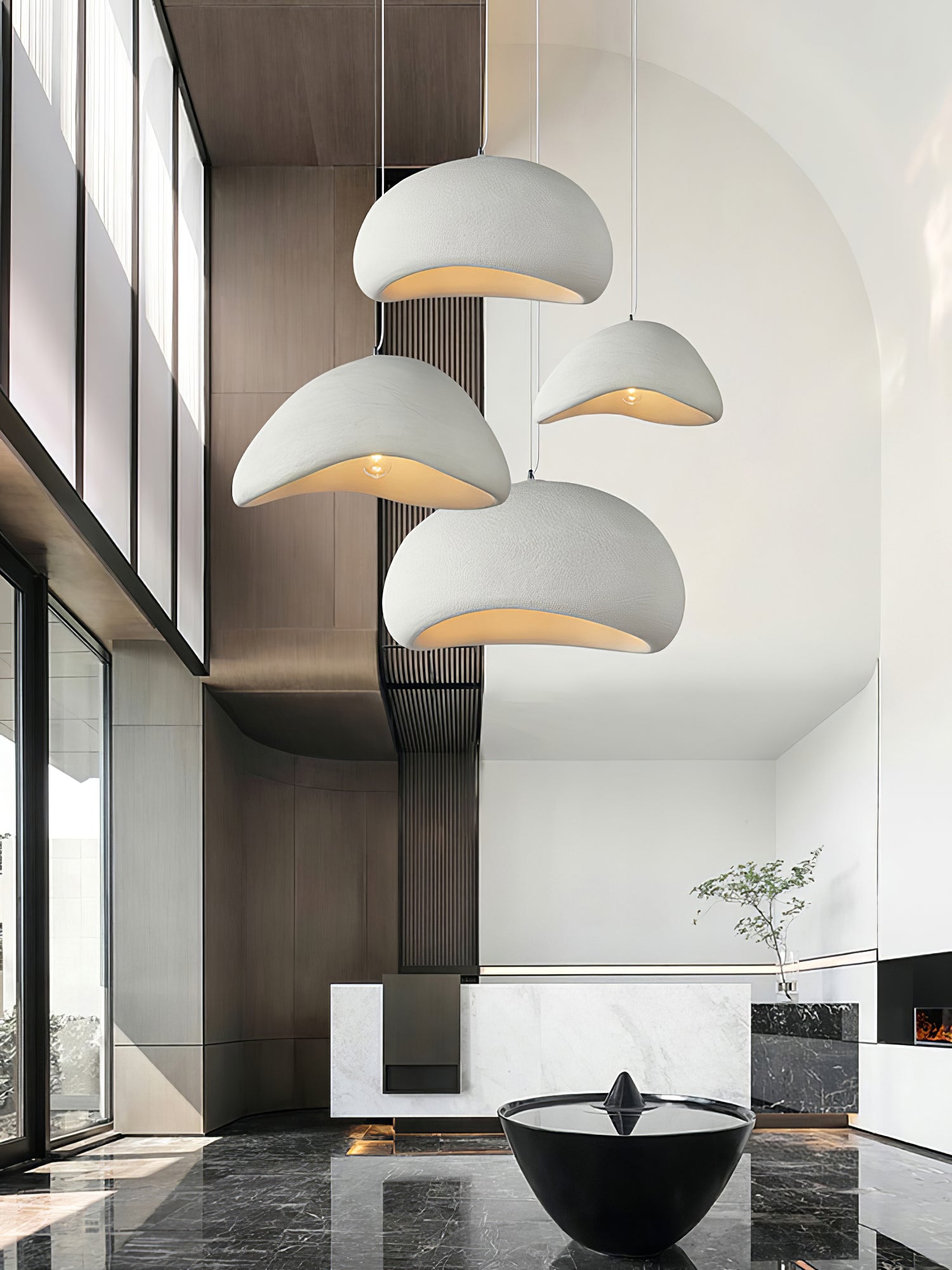 Hanglamp Wabi-Sabi Cocoon Stijl A voor Eettafel en Woonkamer 5
