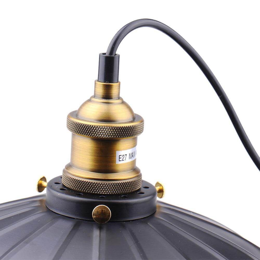 Hanglamp Zwart Druppelvormig Industrieel voor Woonkamer en Kantoor 5