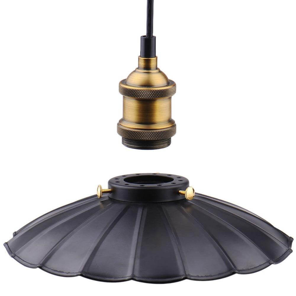 Hanglamp Zwart Druppelvormig Industrieel voor Woonkamer en Kantoor 6