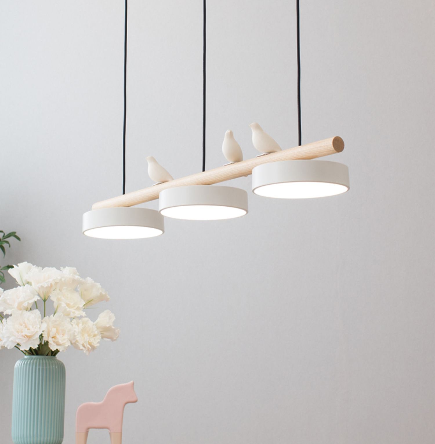 Hanglamp met Vogelontwerp voor Eettafel 3