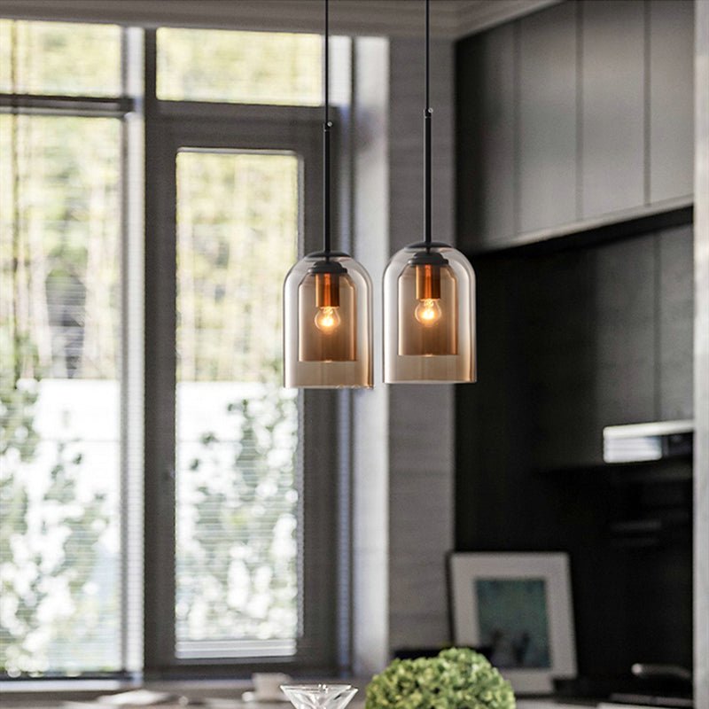 Hanglamp voor Binnen met Dubbel Glas Stijlvol Ontwerp 3