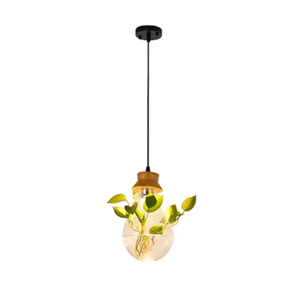 Hanglamp voor Planten met Glazen Bol - Moderne Woonkamer Lamp voor Slaapkamer en Interieurdecoratie 7
