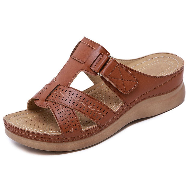 Comfortabele instapsandalen voor dames