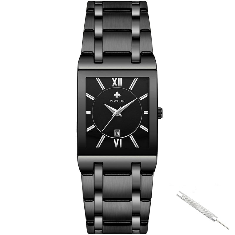 Luxe Vierkante Horloge