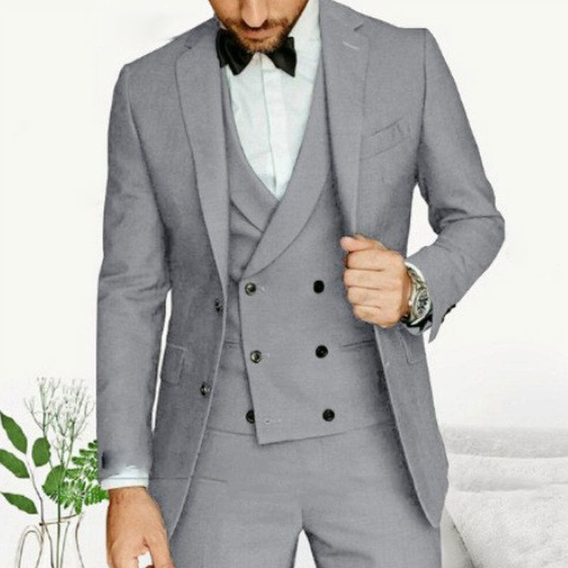 Heren 3-delig Set Blazer, Weste en Broek 5