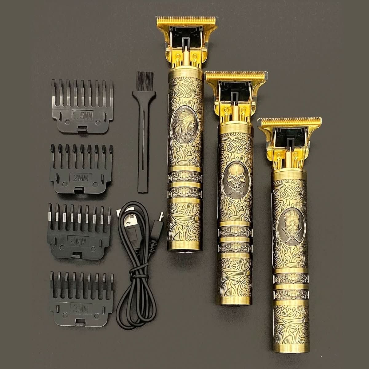Heren Baardtrimmer Vintage Stijl met Precisiesnit 2