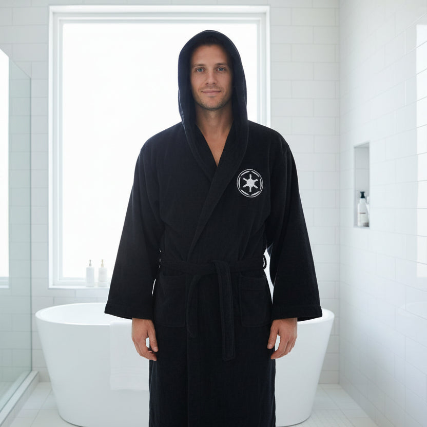 Heren Badjas Comfortabel met Capuchon en Riem voor Ontspanning 2