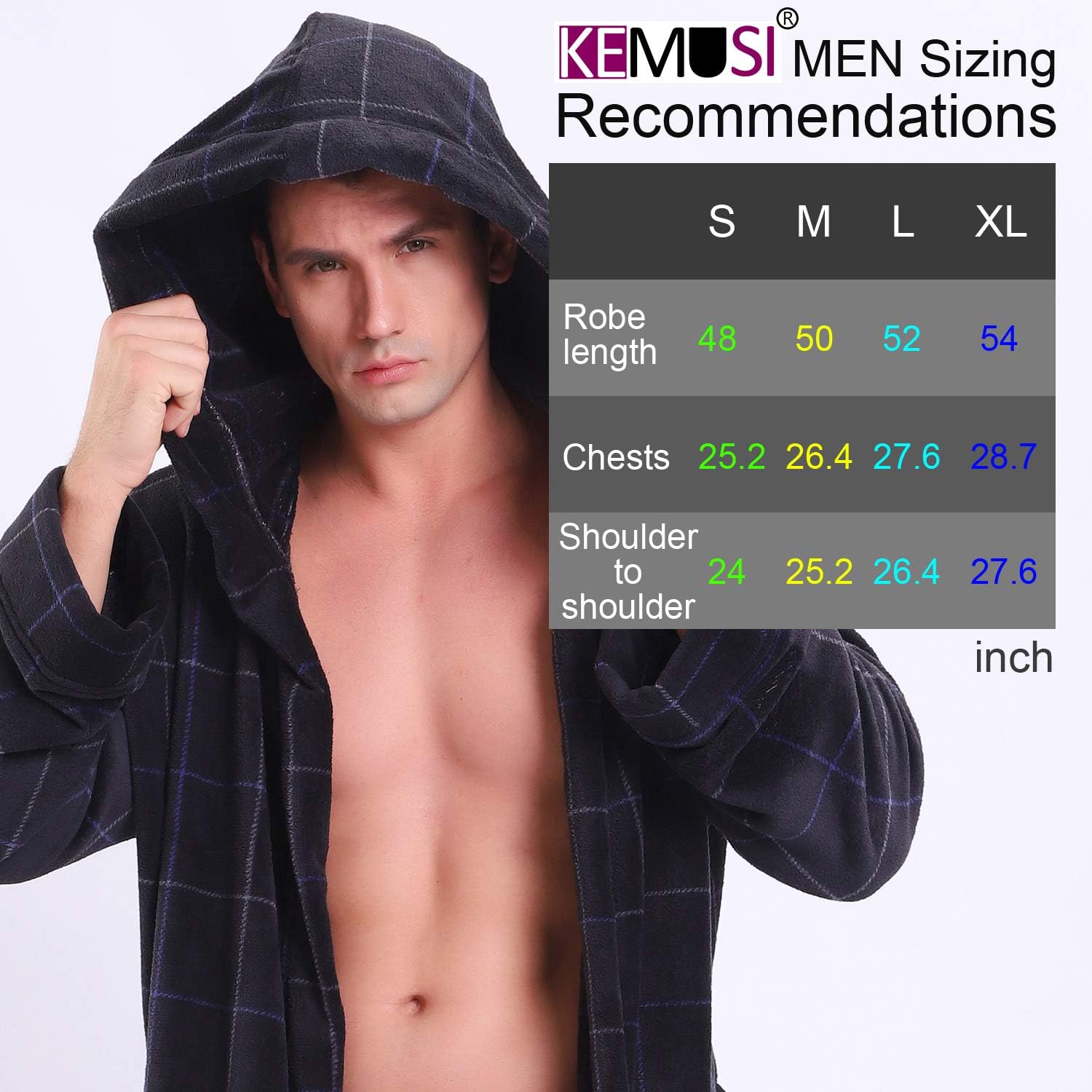 Heren Badjas met Capuchon en Diepe Zakken voor Comfortabele Ochtenden 3