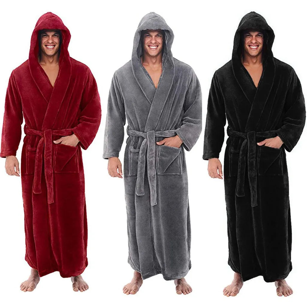 Heren Badjas met Capuchon voor Comfortabele Dagen 1
