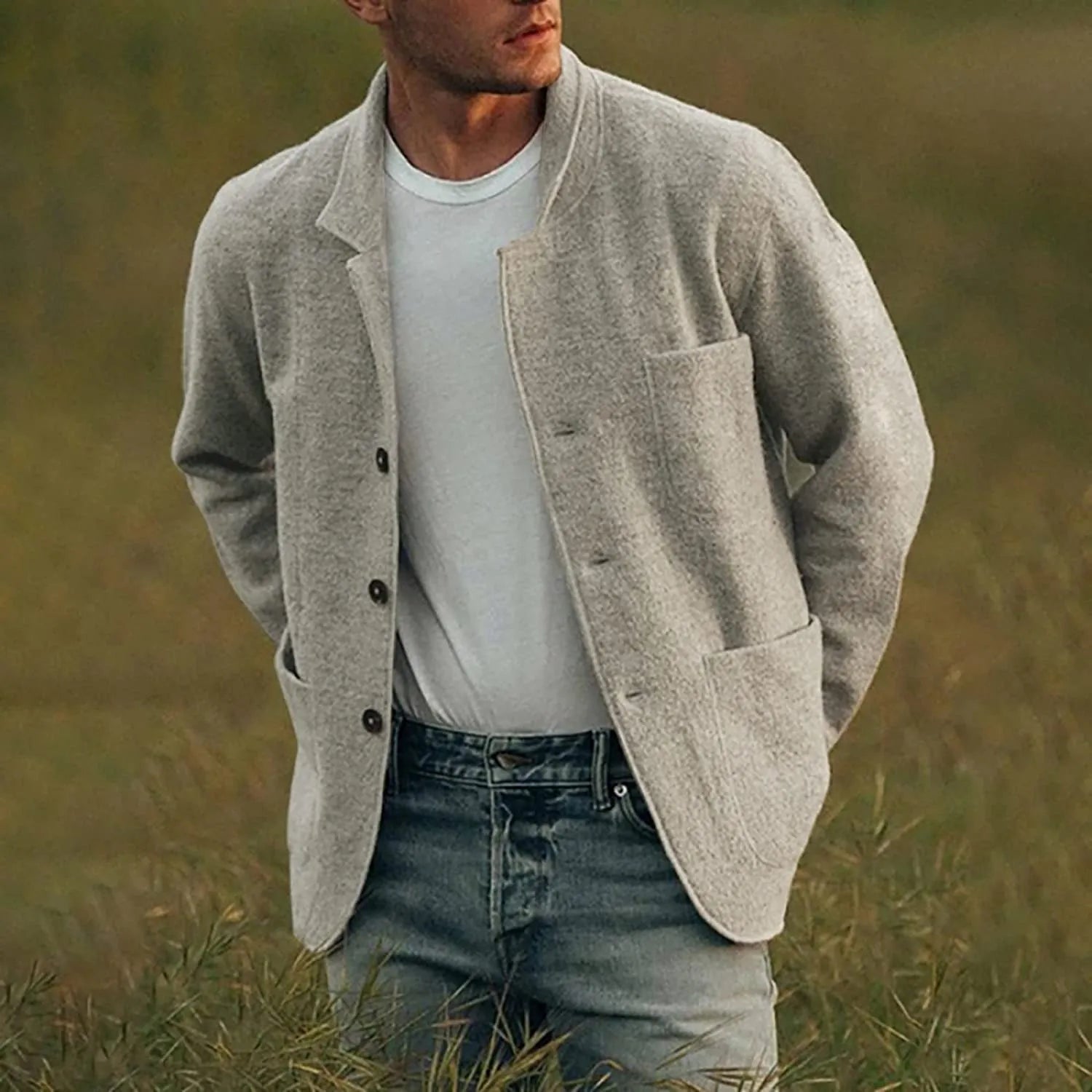 Heren Blazer Casual Stijlvol voor Diverse Gelegenheden 0