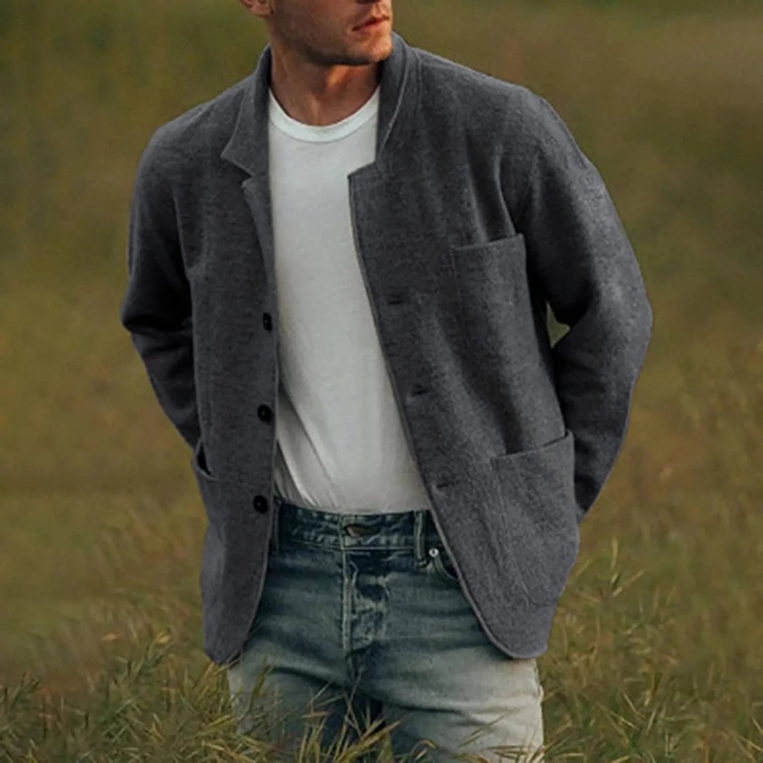 Heren Blazer Casual Stijlvol voor Diverse Gelegenheden 2