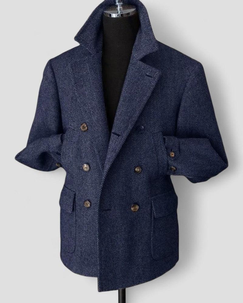 Heren Blazer Met Dubbele Rij Knopen 3