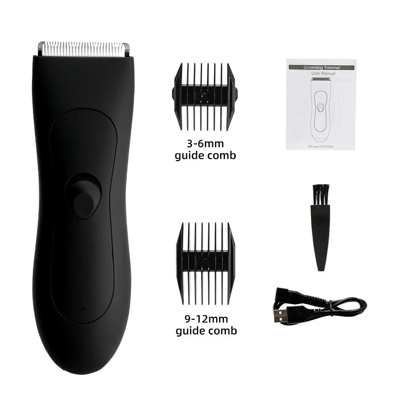 Heren Bodygroomer Ergonomisch Waterdicht Voor Gevoelige Gebieden 6