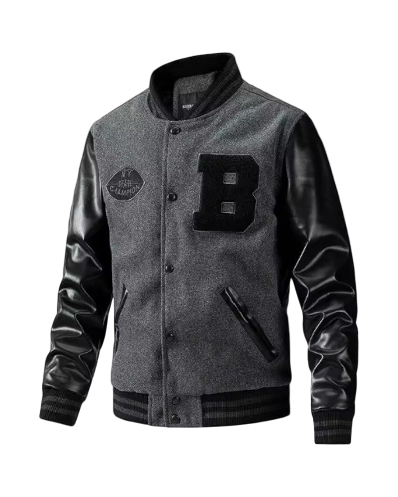 Heren Bomberjack Casual Sportief Met Trendy Pasvorm 0