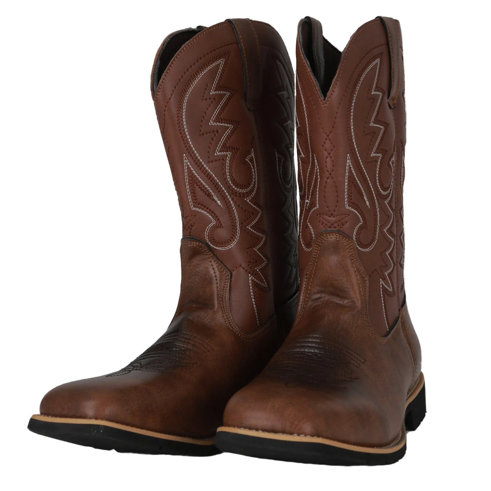 Heren Boots Retro Geborduurd Denim Met Antislip Zool 0