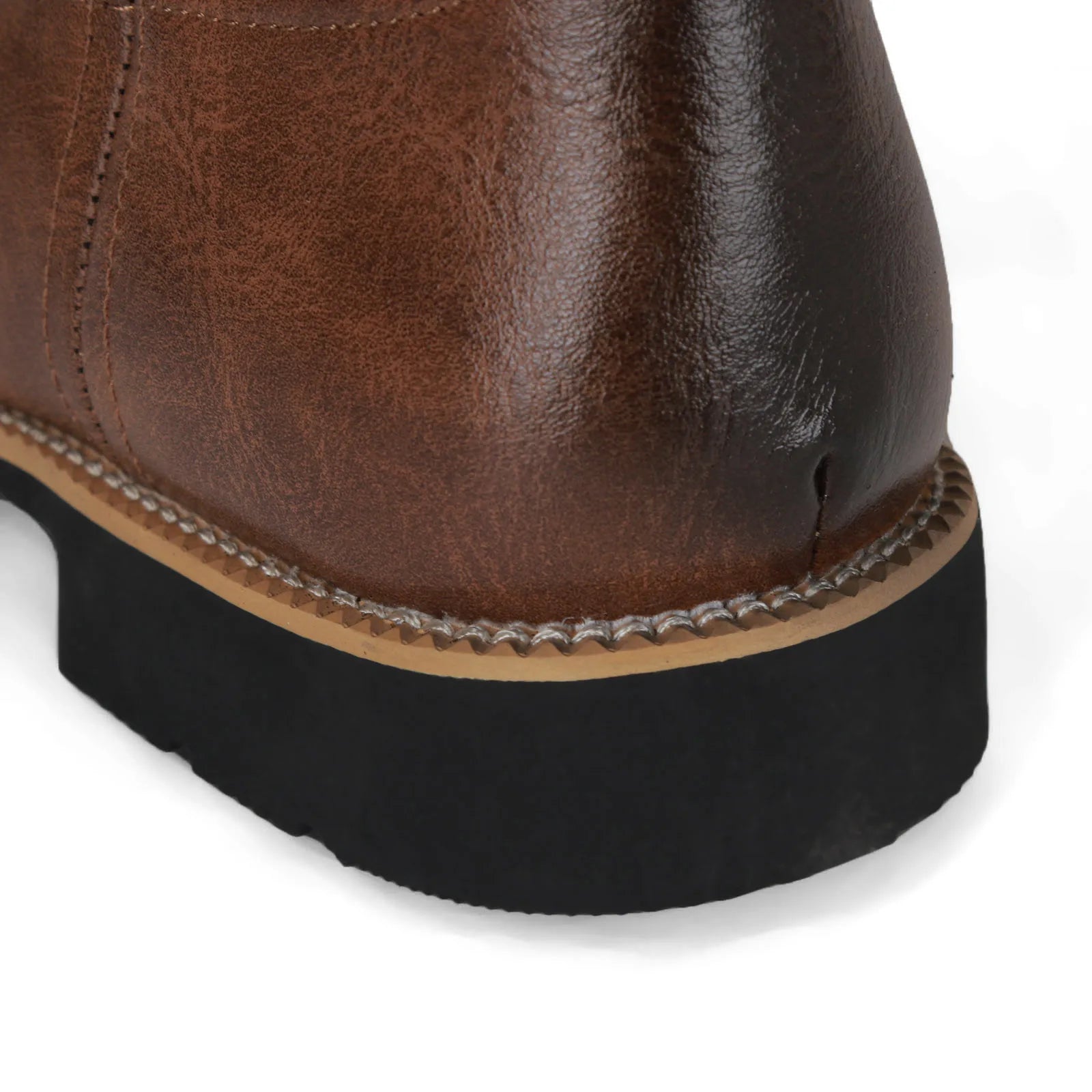 Heren Boots Retro Geborduurd Denim Met Antislip Zool 4