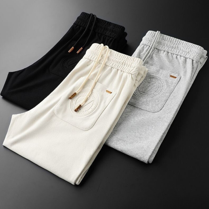 Heren Broek Rechte Pasvorm Katoenmix voor Casual en Formele Gelegenheden 1