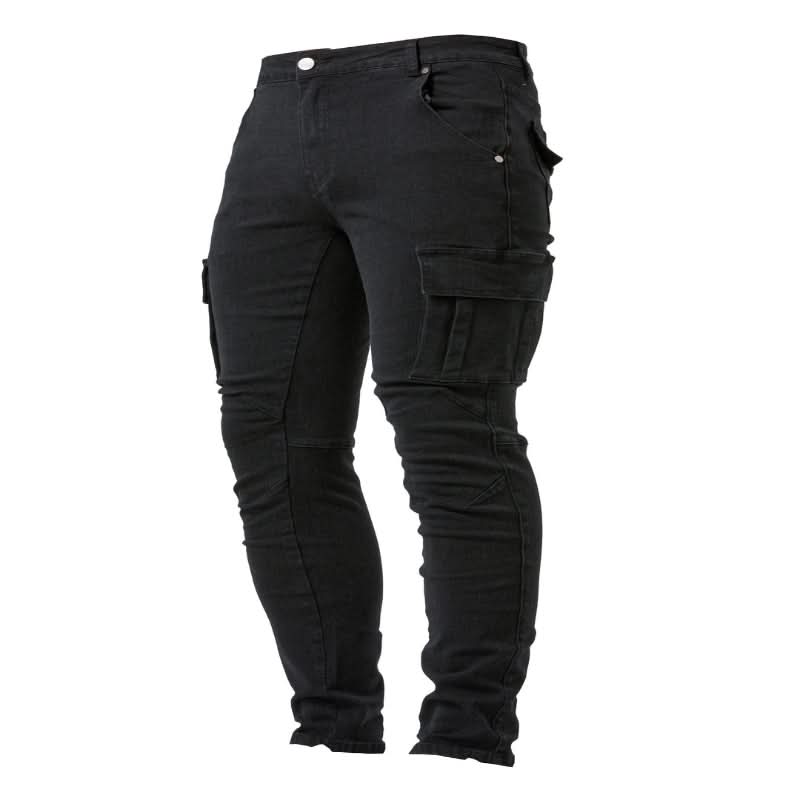 Heren Cargo Broek Aansluitende Pasvorm Casual Stijl 3