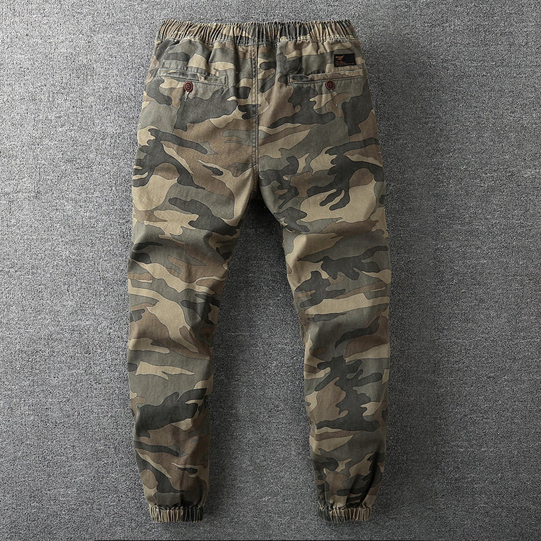Heren Cargobroek Tactisch Camouflage met Meerdere Zakken 2