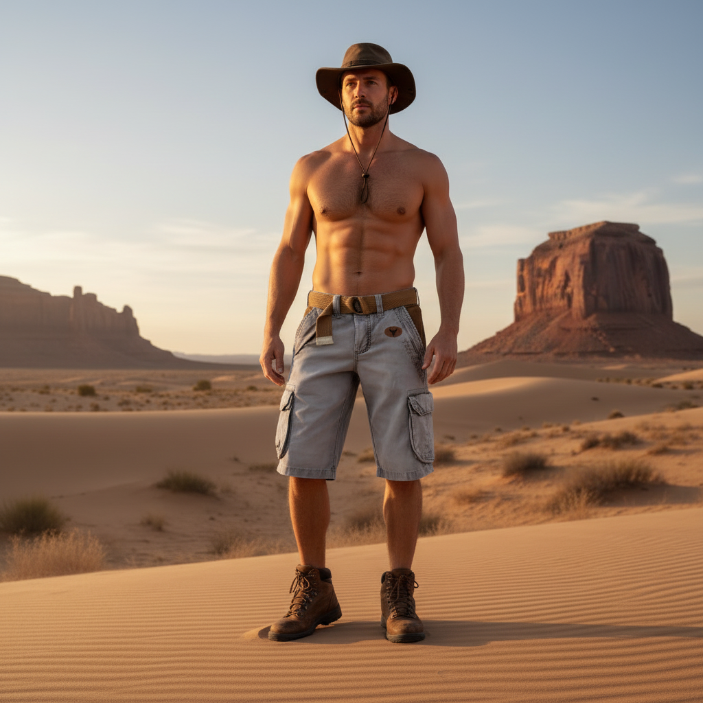 Heren Cargoshorts Functioneel Ontwerp 2