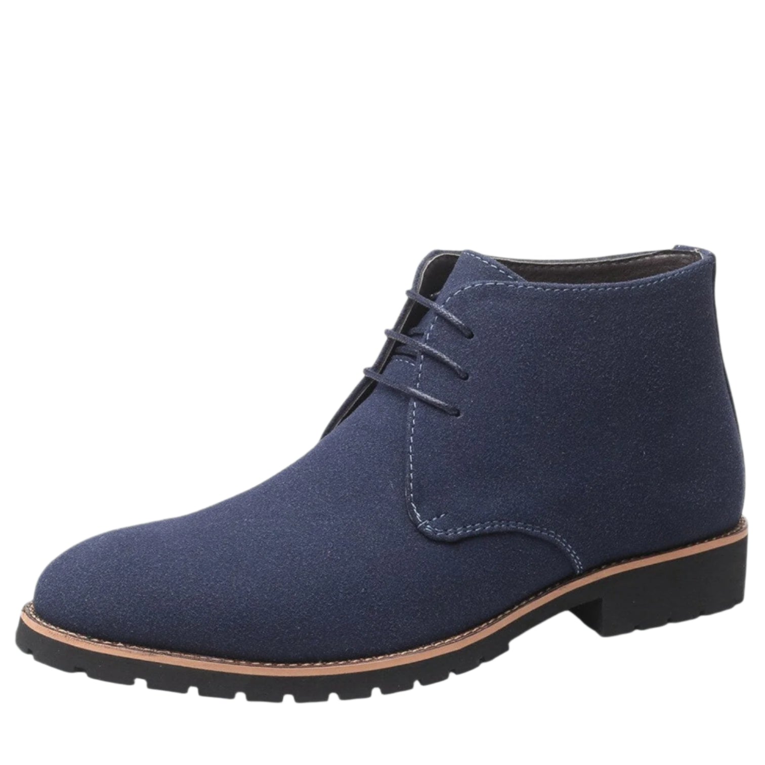 Heren Casual Suède Bottines Met Robuuste Zool 0