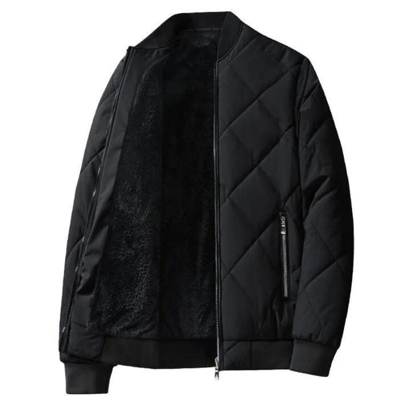 Heren Casual Warm Jacket Met Relaxed Fit 1