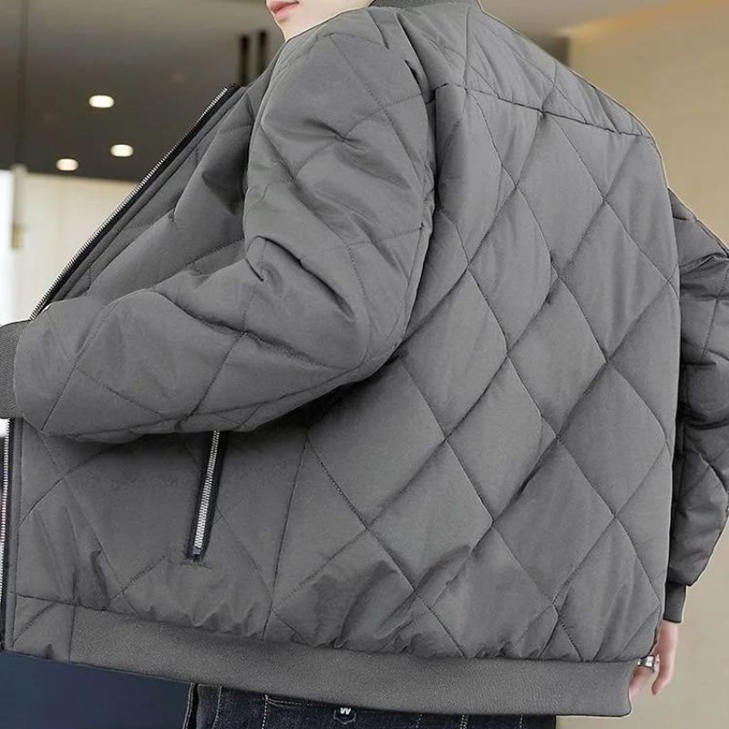 Heren Casual Warm Jacket Met Relaxed Fit 3