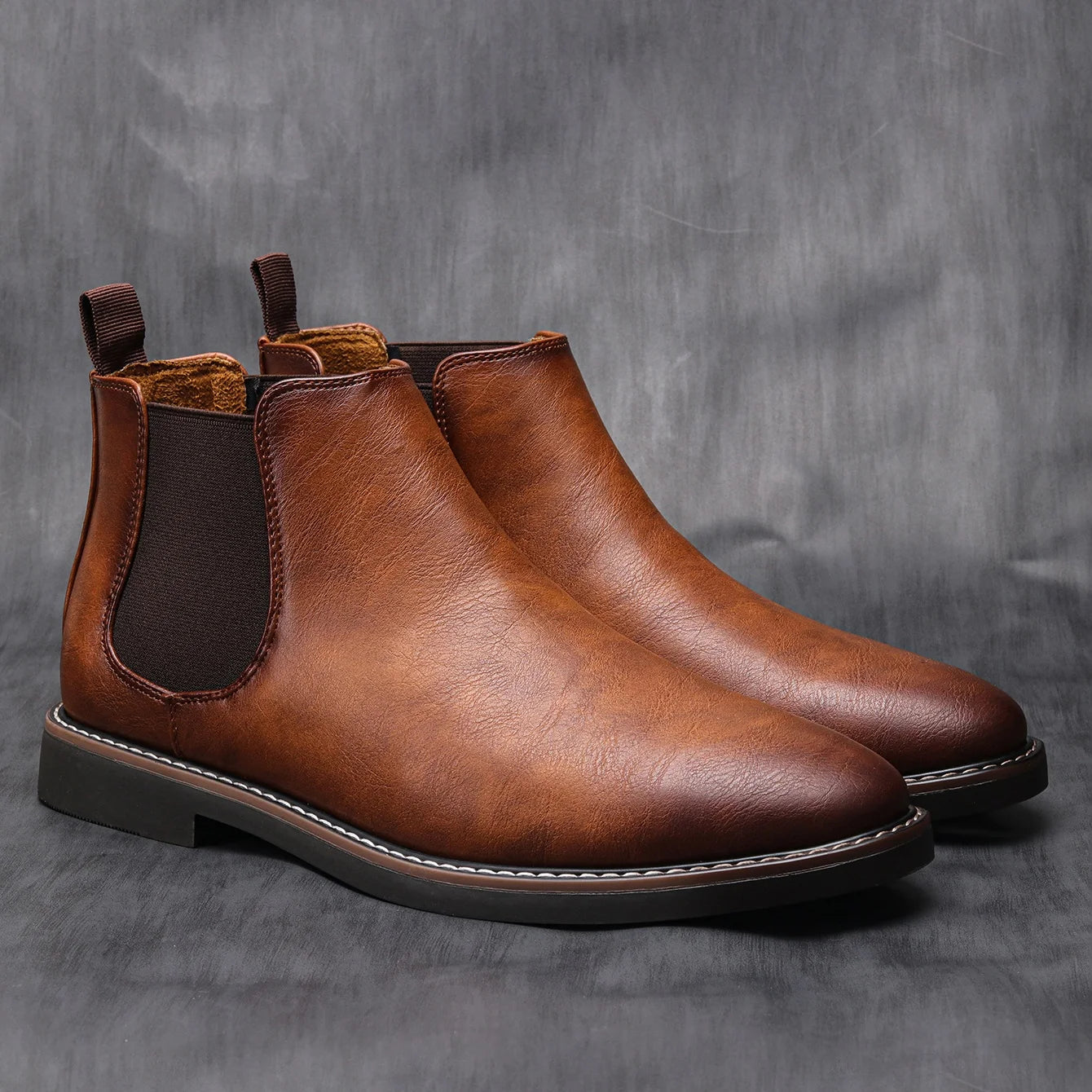 Heren Chelsea Boots Retro Comfortabel voor Casual en Formele Gelegenheden 0