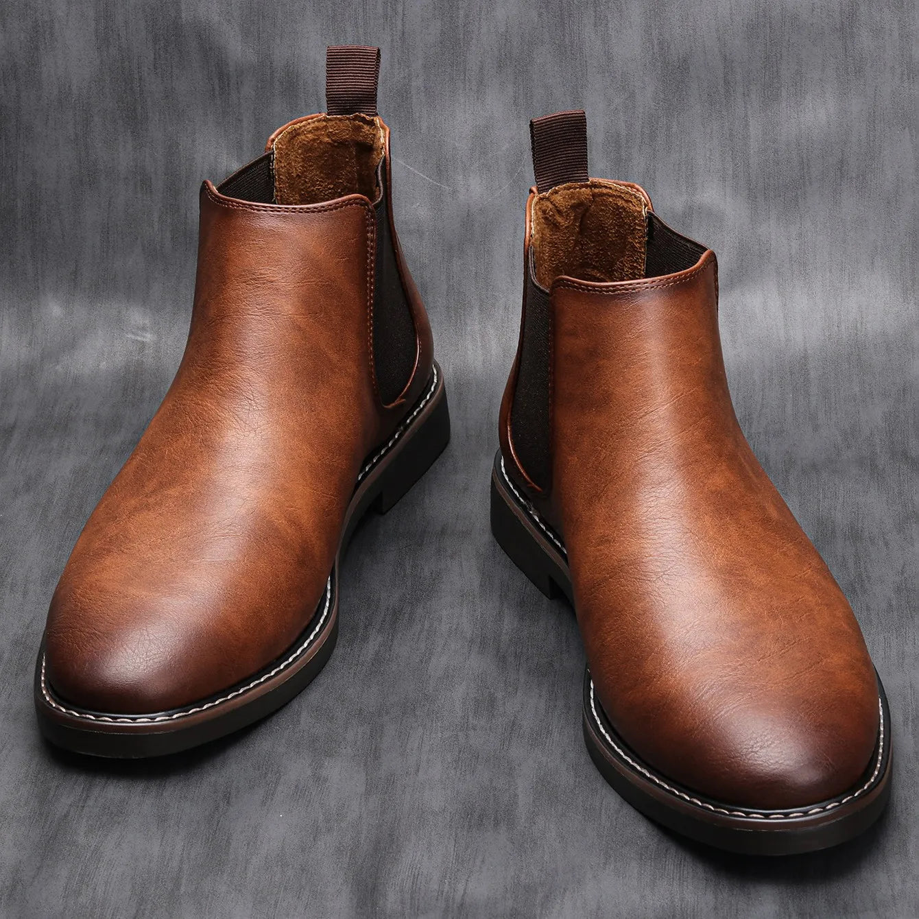Heren Chelsea Boots Retro Comfortabel voor Casual en Formele Gelegenheden 1