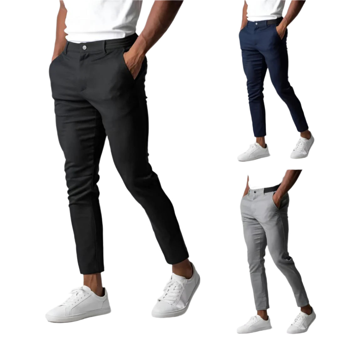 Heren Chino Broek Stretchy Modern Ademend Materiaal 7