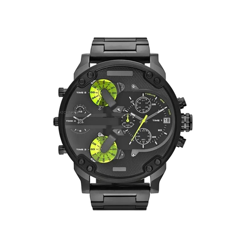 Heren Chronograaf Quartz Horloge Stijlvol 0