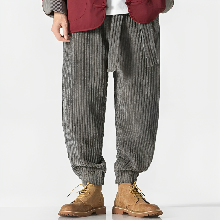 Heren Corduroy Broek Casual Streetwear Katoen 2