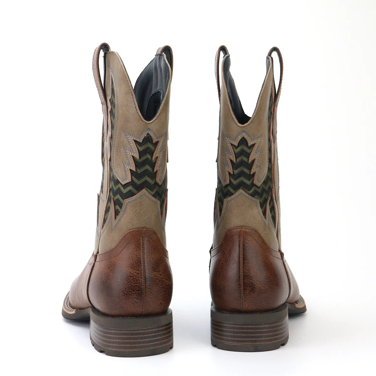 Heren Cowboylaarzen Vintage Geborduurd Leer 1