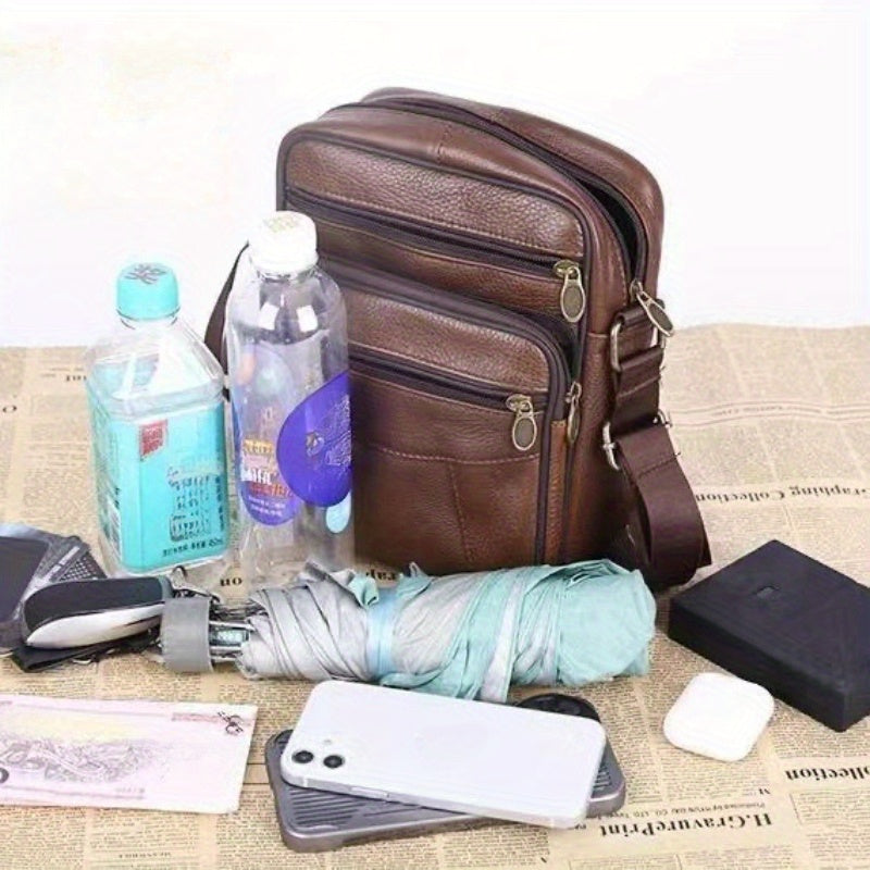 Heren Crossbody Tas Met Verstelbare Riem Stijlvol Ontwerp 5